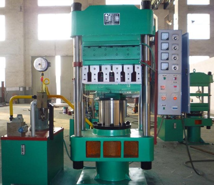 Four-post platen vulcanizing press