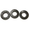 65mn Spring Steel Wedge Lock Washer Black Oxide Coating Anti-Vibration
