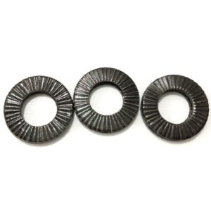 65mn Spring Steel Wedge Lock Washer Black Oxide Coating Anti-Vibration