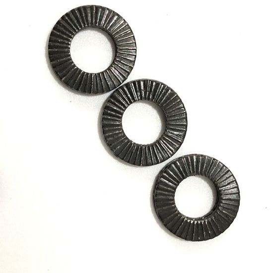 65mn Spring Steel Wedge Lock Washer Black Oxide Coating Anti-Vibration