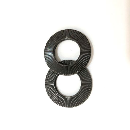 65mn Spring Steel Wedge Lock Washer Black Oxide Coating Anti-Vibration