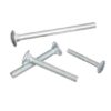 6mm 8mm 12mm M2 M4 M6 Machinery Blue-White Zinc Plated Steel/Stainless Flat Head DIN603 Carriage Bolt