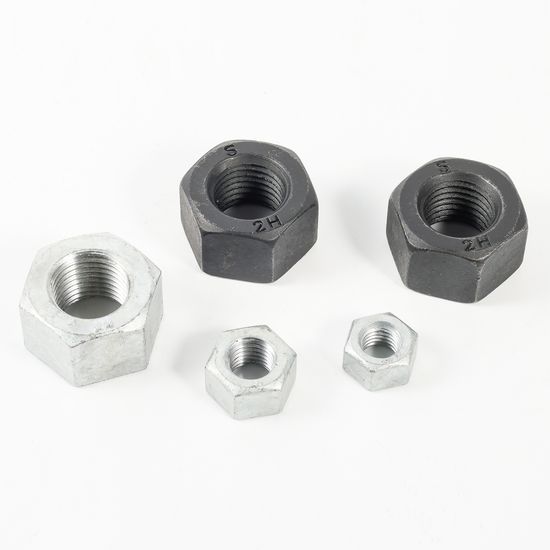 ASME/ANSI Blue Dyed Cadmium Plated Zinc-Aluminum Coated M3-M10 Aluminium Brass Stainless Steel A194 Grade 2h Heavy Hex Nut