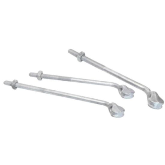 Anchor Rod with Thimble Eye for Line Tensioning Applications