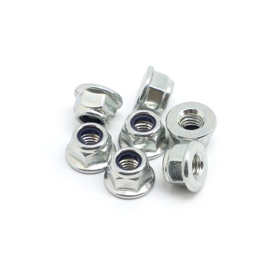 Anti Slip Self-Locking Flange Nylon Ring Inside Hex Lock Nuts