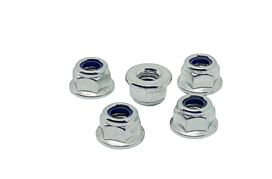 Anti Slip Self-Locking Flange Nylon Ring Inside Hex Lock Nuts