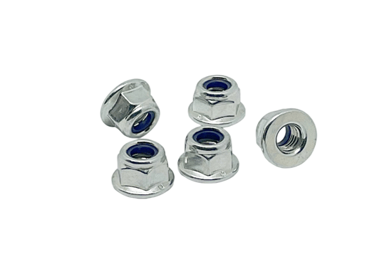 Anti Slip Self-Locking Flange Nylon Ring Inside Hex Lock Nuts