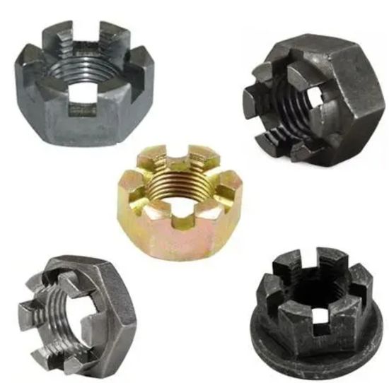 Bestselling M24 M12 GB6181 304 Stainless Steel Thin Slotted Hexagonal Castle Nut DIN935