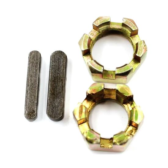 Black Oxide Hex Slotted Castle Nut Hexagonal Locking Castellated Nuts