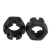 Black Oxide Hex Slotted Castle Nut Hexagonal Locking Castellated Nuts