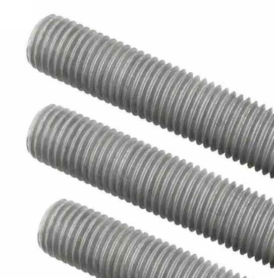 Carbon Steel 55-75μm Hot DIP Galvanized M2-M52 All Threaded Rod DIN975