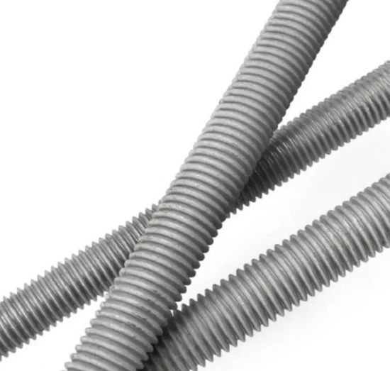 Carbon Steel 55-75μm Hot DIP Galvanized M2-M52 All Threaded Rod DIN975