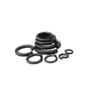 Carbon Steel Black Oxide Finished DIN127 Round Spacers Plain Gasket Spring Lock Washers