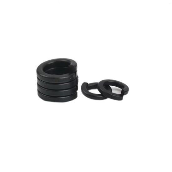 Carbon Steel Black Oxide Finished DIN127 Round Spacers Plain Gasket Spring Lock Washers