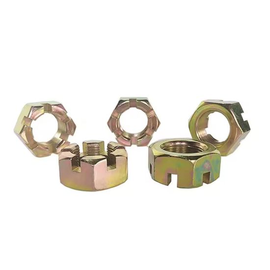 temp_Carbon-Steel-High-Quality-Customized-Yellow-Galvanized-Hexagonal-Slotted-Nuts_05-1.jpg Carbon Steel High-Quality Customized Yellow Galvanized Hexagonal Slotted Nuts