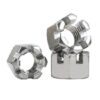 Carbon Steel Zinc Plated/Black Oxide DIN935 Hexagonal Slotted Nuts Hex Castle Nut