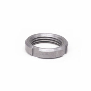 China Factory Custom Fastener M10 M33 DIN Round Nuts Slotted Aluminium Stainless Steel Retaining Castle Nut Anti-Back Four Slot Nut