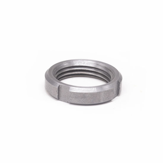 China Factory Custom Fastener M10 M33 DIN Round Nuts Slotted Aluminium Stainless Steel Retaining Castle Nut Anti-Back Four Slot Nut