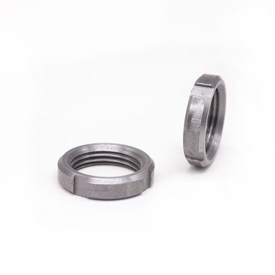 China Factory Custom Fastener M10 M33 DIN Round Nuts Slotted Aluminium Stainless Steel Retaining Castle Nut Anti-Back Four Slot Nut