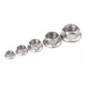 China Manufacturer Supply 304 316 Stainless Steel Self-Locking Flange Nuts: Metric, Serrated, M8/M10, High-Quality