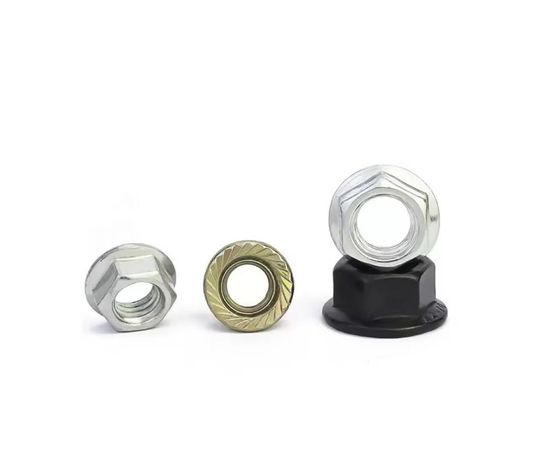 China Manufacturer Supply 304 316 Stainless Steel Self-Locking Flange Nuts: Metric, Serrated, M8/M10, High-Quality