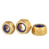 Copper Locknut Hexagonal Self-Locking Screw Cap Brass Non-Slip Nylon Lock Nut