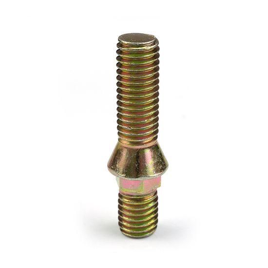 Customized Double Ended Carbon Steel Yellow Zinc Plated Galvanized Stud Bolt Special Shape Threaded Rod
