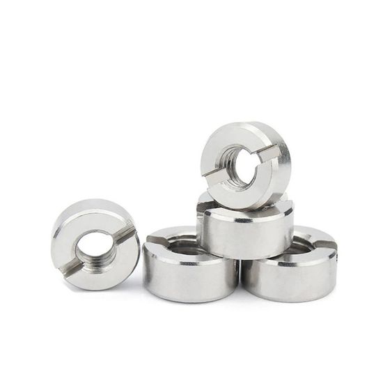 Customized Stainless Steel 304 DIN 546 Anti Theft Bearing Lock Nut Groove Slotted Round Coupling Nut
