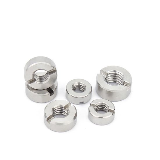 Customized Stainless Steel 304 DIN 546 Anti Theft Bearing Lock Nut Groove Slotted Round Coupling Nut