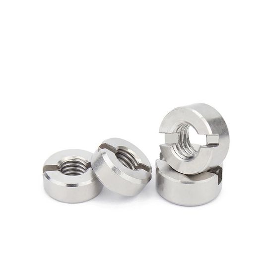 Customized Stainless Steel 304 DIN 546 Anti Theft Bearing Lock Nut Groove Slotted Round Coupling Nut