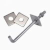 Customized High Tensile Strength Grade 8.8 HDG Foundation Bolt L Type Anchor Bolt with Nut Washer