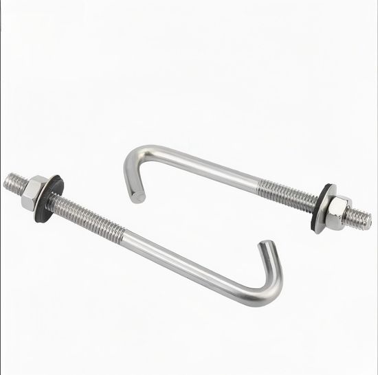 Customized High Tensile Strength Grade 8.8 HDG Foundation Bolt L Type Anchor Bolt with Nut Washer