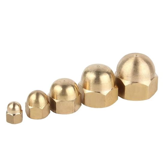 DIN 1587 High Quality Hot Selling Brass Hex Domed Cap Nuts