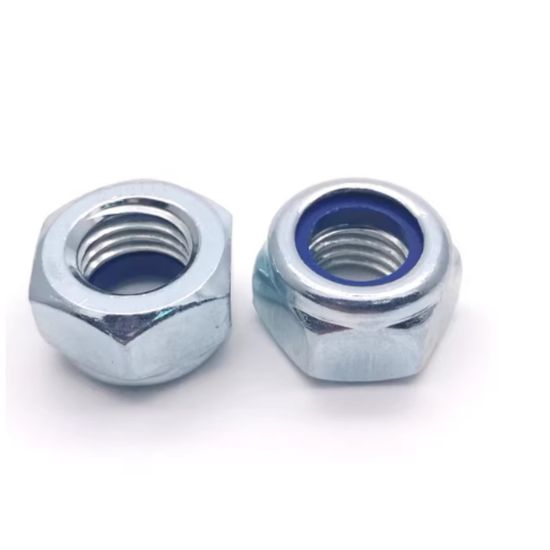 DIN 985 Carbon Steel Locking Hexagonal Nylon Insert Hex Lock Nut