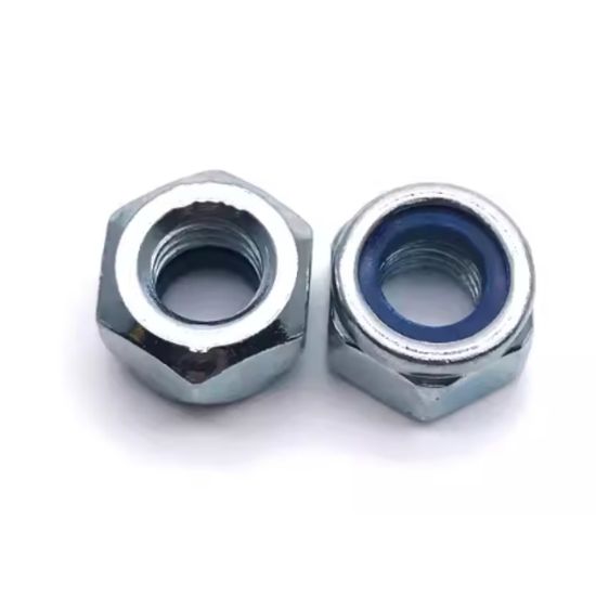 DIN 985 Carbon Steel Locking Hexagonal Nylon Insert Hex Lock Nut