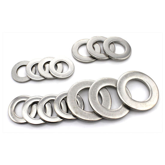 DIN125 DIN137 DIN433 DIN440 DIN7349 DIN9021 Stainless Steel 304 316 OEM Design Metal Gasket Flat Washer Shims Flat Washers