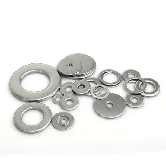 DIN125 DIN137 DIN433 DIN440 DIN7349 DIN9021 Stainless Steel 304 316 OEM Design Metal Gasket Flat Washer Shims Flat Washers