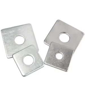 DIN436 Stainless Steel M10-M52 Square Flat Plate Washer with Round Hole