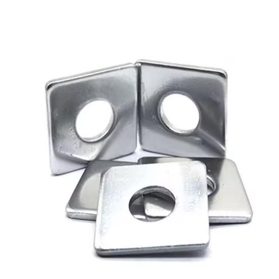DIN436 Stainless Steel M10-M52 Square Flat Plate Washer with Round Hole