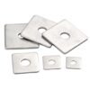 DIN436 Stainless Steel SS304 / Ss 316 Flat Square Washer