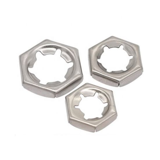 DIN7967 Stainless Steel SS304 SS316 Self Locking Counter Nuts