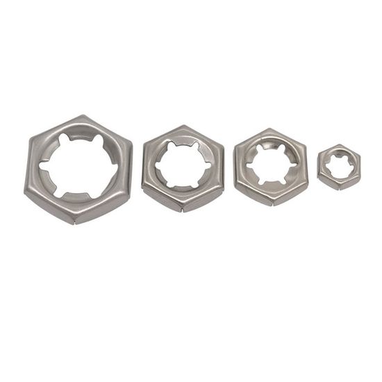 DIN7967 Stainless Steel SS304 SS316 Self Locking Counter Nuts