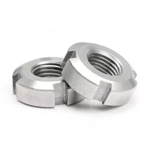 DIN981 Stainless Steel Slotted Round Lock Nut