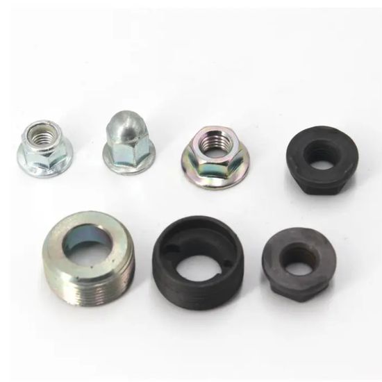 Factory OEM Black Oxide Slotted Round Nut Customized Automotive Wheel Lock Nut M10-M60 DIN 582