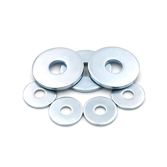 Factory Supply Directly High Quality DIN125 Carbon Steel Zinc Plated Flat Washer
