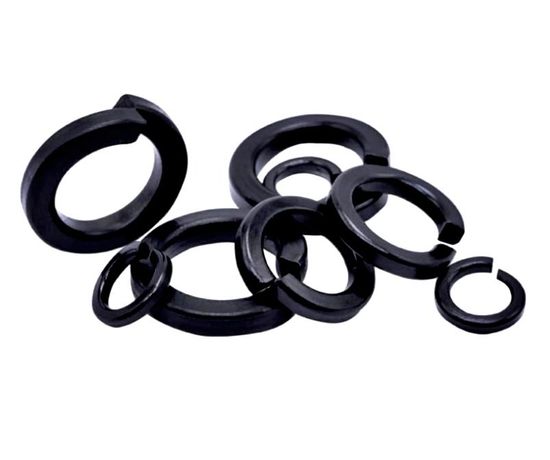 Factory Supply Directly High Quality DIN127 Grade4/8/10 Carbon Steel Black Spring Washer