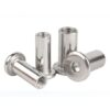 Flat Head Socket Hex Drive Bolt and Barrel Nut for Furniture Connector Caps Stainless Steel 304