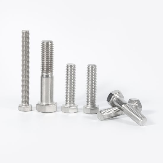 DIN/ASTM/ANSI/ISO/Uni/as/GB SS304 SS316 Diameter M4-M36 25mm-300mm DIN931 DIN933 Customized Hex Head Stainless Steel Hex Bolt
