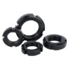 GB812 Round Nut M10 Slotted Round Nuts DIN 981 Km Locknuts Round Slotted Shaft Nuts