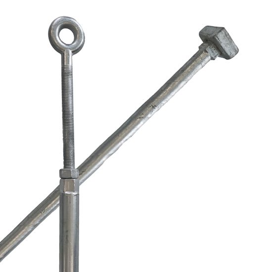 Galvanized Steel Stay Rod Pole Line Hardware